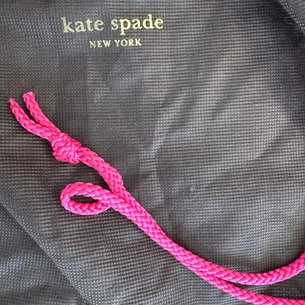 Kate Spade New York Brown Dust Bag‎ Protective Storage Pink Drawstring 27x19